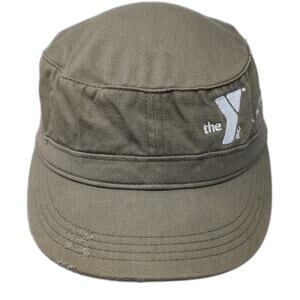 The YMCA Camp Horsethief Reservoir Cadet Army Cap Green OS District Threads